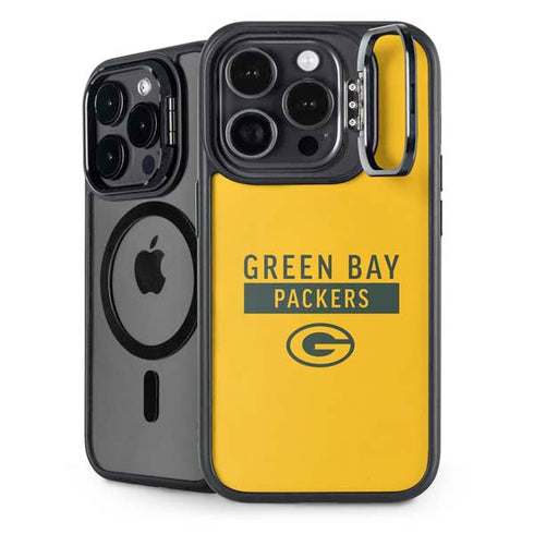 NFL Green Bay Packers Yellow Performance Series iPhone 15 Pro Kickstand Case